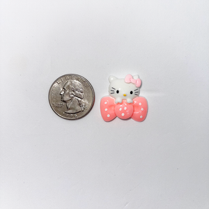 Open image in slideshow, 5pcs Big Bow Kitty Charms
